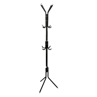 Eruule Coat Rack Organizer In Black