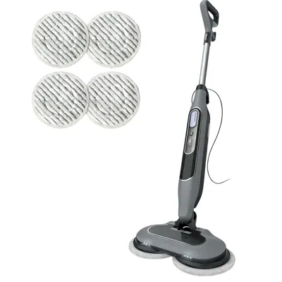 Eruule Dual Head Hard Floor Steam Mop, 3 Adjustable Steam Modes, Led Headlights, Lightweight For Home Tile 