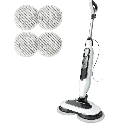 Eruule Dual Head Hard Floor Steam Mop, 3 Adjustable Steam Modes, Led Headlights, Lightweight For Home Tile 