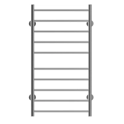Eruule Electric Heated Towel Rack For Bathroom, Wall Mounted Towel Warmer, 10 Stainless Steel Bars Drying R In Silver