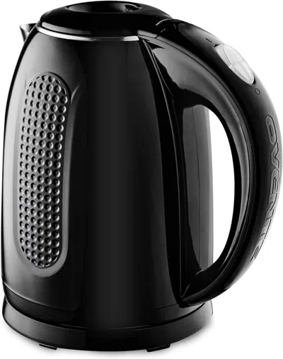 Eruule Electric Kettle, 1.7l Double Wall Stainless Steel Insulated Water Boiler & Heater For Coffee Or Tea, In Black
