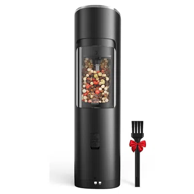 Eruule Electric Salt And Pepper Grinder Automatic Gravity Sensor Battery Powered Salt Mill Led Indicator Ad