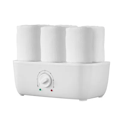 Eruule Hot Towel Warmer, 1.1 Gal Small Towel Steamer With Clip & Indicator, Holds 12-15 Towels, Portable Fa In White
