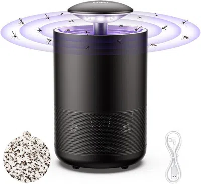 Eruule Indoor Insect Trap Fan Catcher For Mosquito, Gnat, Fruit Fly, Moth, Flies, Portable Uv Light Flying  In Multi