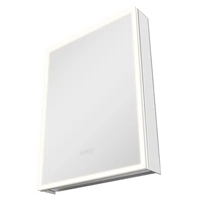 Eruule Lighted Medicine Cabinet With Mirror, 24 X 32 In Recessed Or Wall Mount, 3 Color Dimmable Led Bathro In White