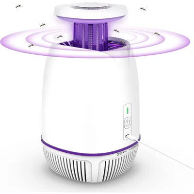 Eruule Max Range Electric Fly Zapper - 3 Modes - Indoor/outdoor - 1076sq. Ft In White