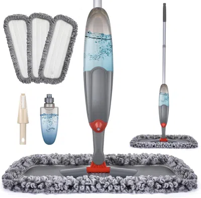 Eruule Microfibre Spray Floor Mops For Floor Cleaning, Domi-patrol Cleaning Mops For Hardwood Laminate Tile