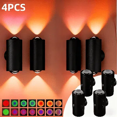 Eruule Motion Sensor Night Light Wall Lamp With Usb Type-c Charging Ultra Long Battery Life Magnetic Mount  In Black