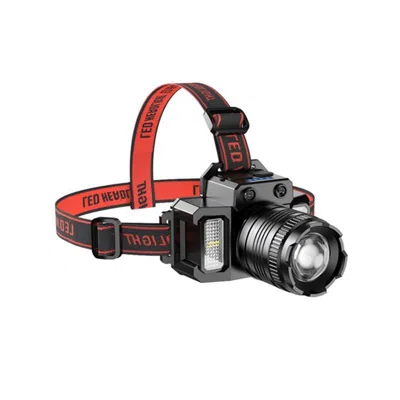 Eruule Rechargeable Head Lamp For Camping/running/hiking/fishing In Black