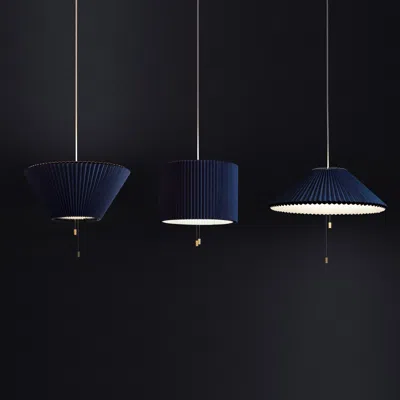 Eruule Shape Changing Pendant Lamp Ceiling Lamp In Blue