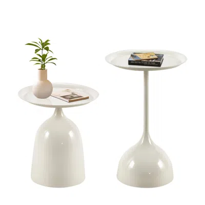 Eruule Side Table White
