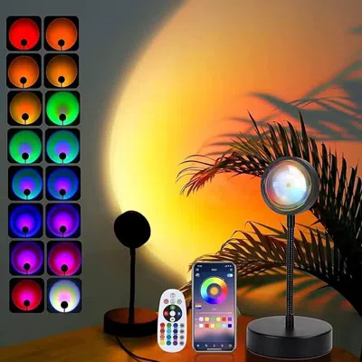 Eruule Sunset Lamp Projector Led Lights For Bedroom Night Lights Sun In Multi