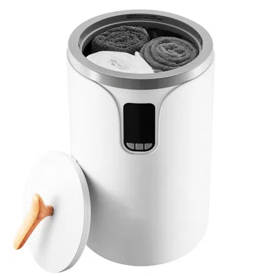 Eruule Towel Warmers For Bathroom, Towel Warmer Bucket With 24h Delay Timer & Child Lock & Auto Shut Off Fo In Black