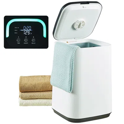 Eruule Towel Warmers For Bathroom, Towel Warmer Bucket With Child Lock & High-temp Indicator & 24h Delay Ti In Black