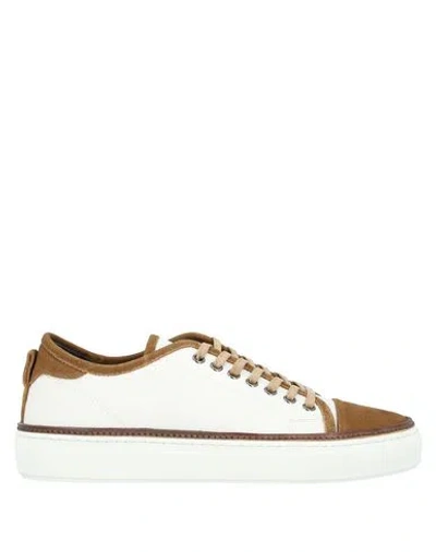 Ervhe Odbas Man Sneakers Brown Size 8 Soft Leather