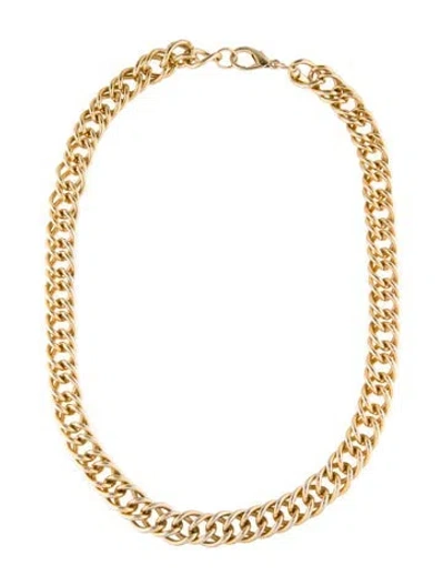 Pre-owned Erwin Pearl Chain Necklace, 24" In Multi