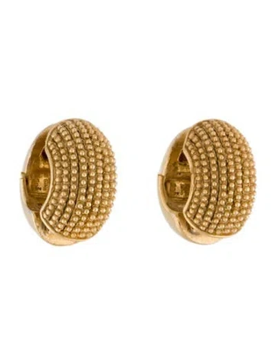 Pre-owned Erwin Pearl Huggie Earrings In Multi