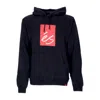 És Main Block Fleece Black Men's Hoodie In Black