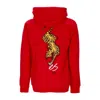 És Men's Hoodie Tiger Block Hoodie Red In Red