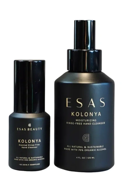 Esas Nyc Lavender & Cedar Kolonya Organic Hand Cleanser In Black