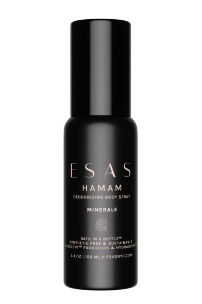 Esas Nyc Minerale Hamam Organic Deo Body Spray In Black