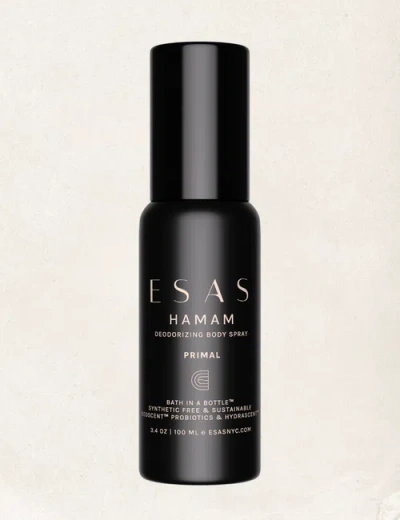 Esas Nyc Primal Hamam Organic Deo Body Spray In Black