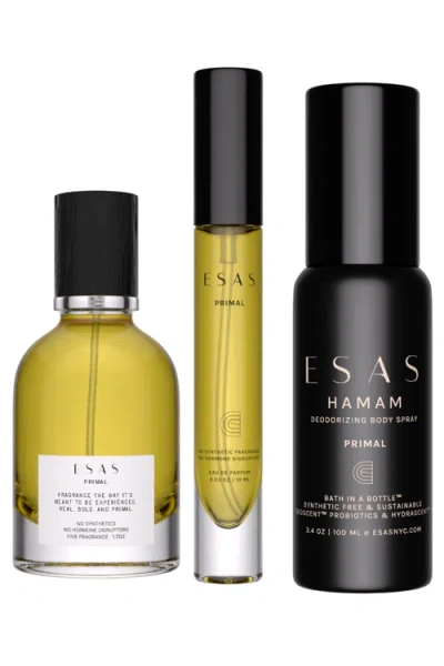 Esas Nyc Primal Organic Eau De Parfum Gift Set In Transparent