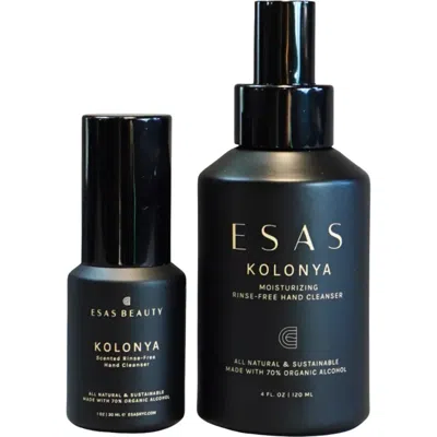 Esas Nyc Sandalwood & Citrus Kolonya Organic Hand Cleanser In Black