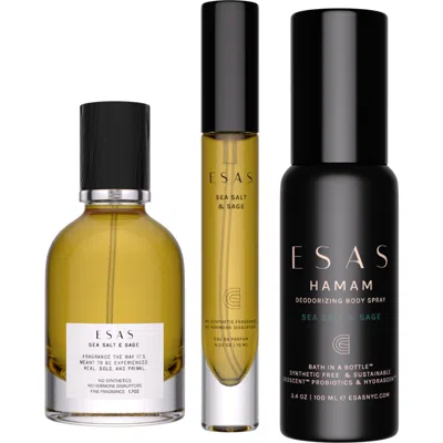 Esas Nyc Sea Salt & Sage Organic Eau De Parfum Gift Set In Multi