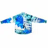 Esc Women's Blue Shirt - Print In Blue