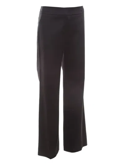 Pre-owned Escada 2014 Cotton-blend Trousers In Brown