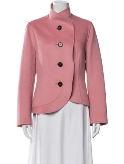 Pre-owned Escada Angora Jacket In Pink