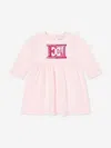 Escada Baby Girls Embroidered Logo Dress In Pink