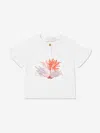 Escada Girls Embroidered Logo T-shirt In White