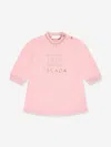 Escada Baby Girls Logo Sweater Dress In Pink
