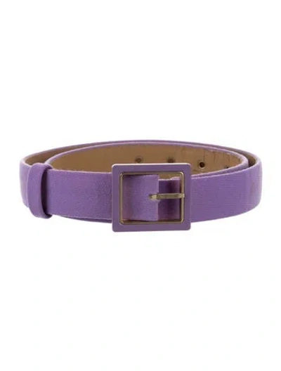 Pre-owned Escada Belt In Purple
