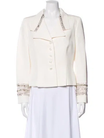 Pre-owned Escada Biker Jacket In Neutral