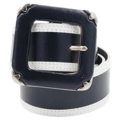 Pre-owned Escada Black/white Belt