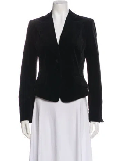 Pre-owned Escada Blazer In Black