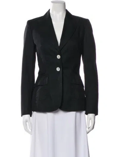 Pre-owned Escada Blazer In Black
