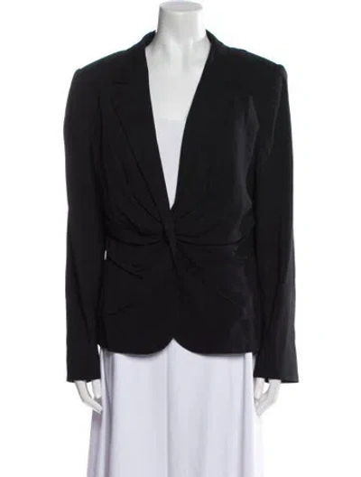 Pre-owned Escada Blazer In Black