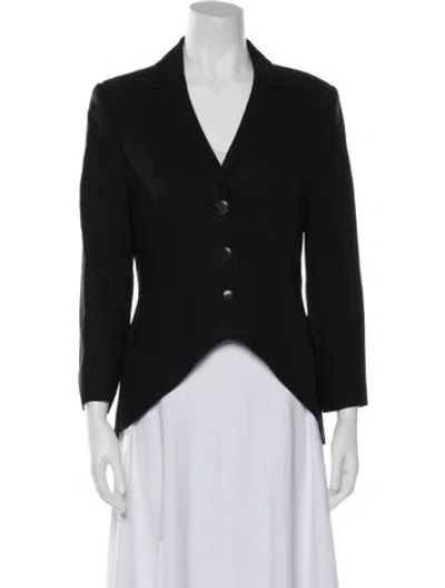 Pre-owned Escada Blazer In Black
