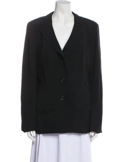 Pre-owned Escada Blazer In Black
