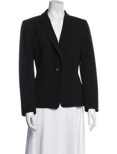 Pre-owned Escada Blazer In Black
