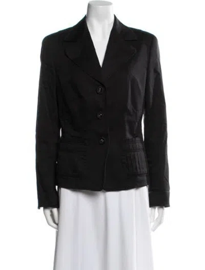 Pre-owned Escada Blazer In Black