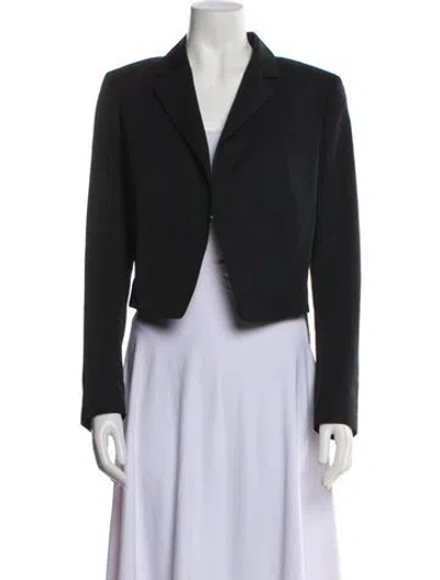 Pre-owned Escada Blazer In Black