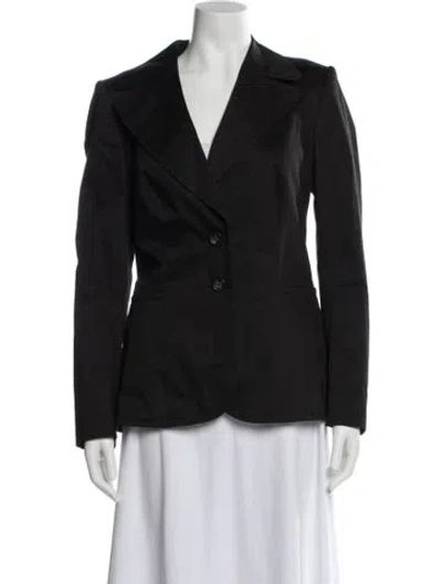 Pre-owned Escada Blazer In Black
