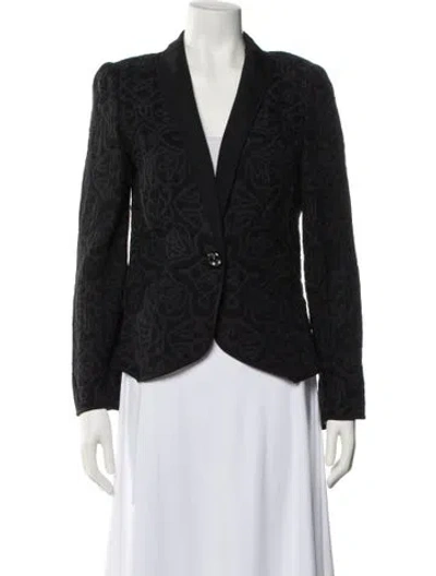 Pre-owned Escada Blazer In Black