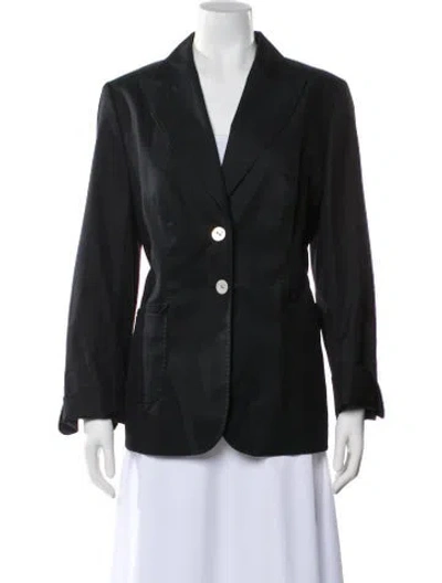 Pre-owned Escada Blazer In Black
