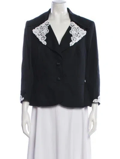 Pre-owned Escada Blazer In Black